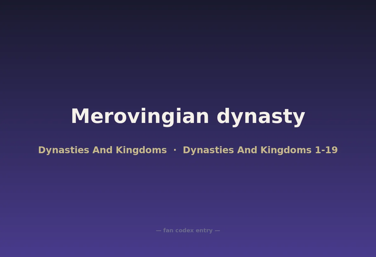 Merovingian dynasty
